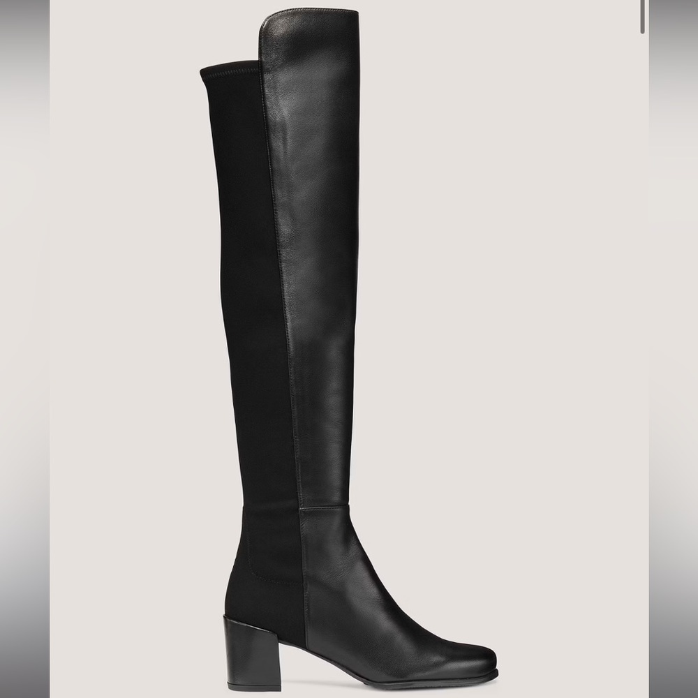 STUART WEITZMAN Black Knee High Boots